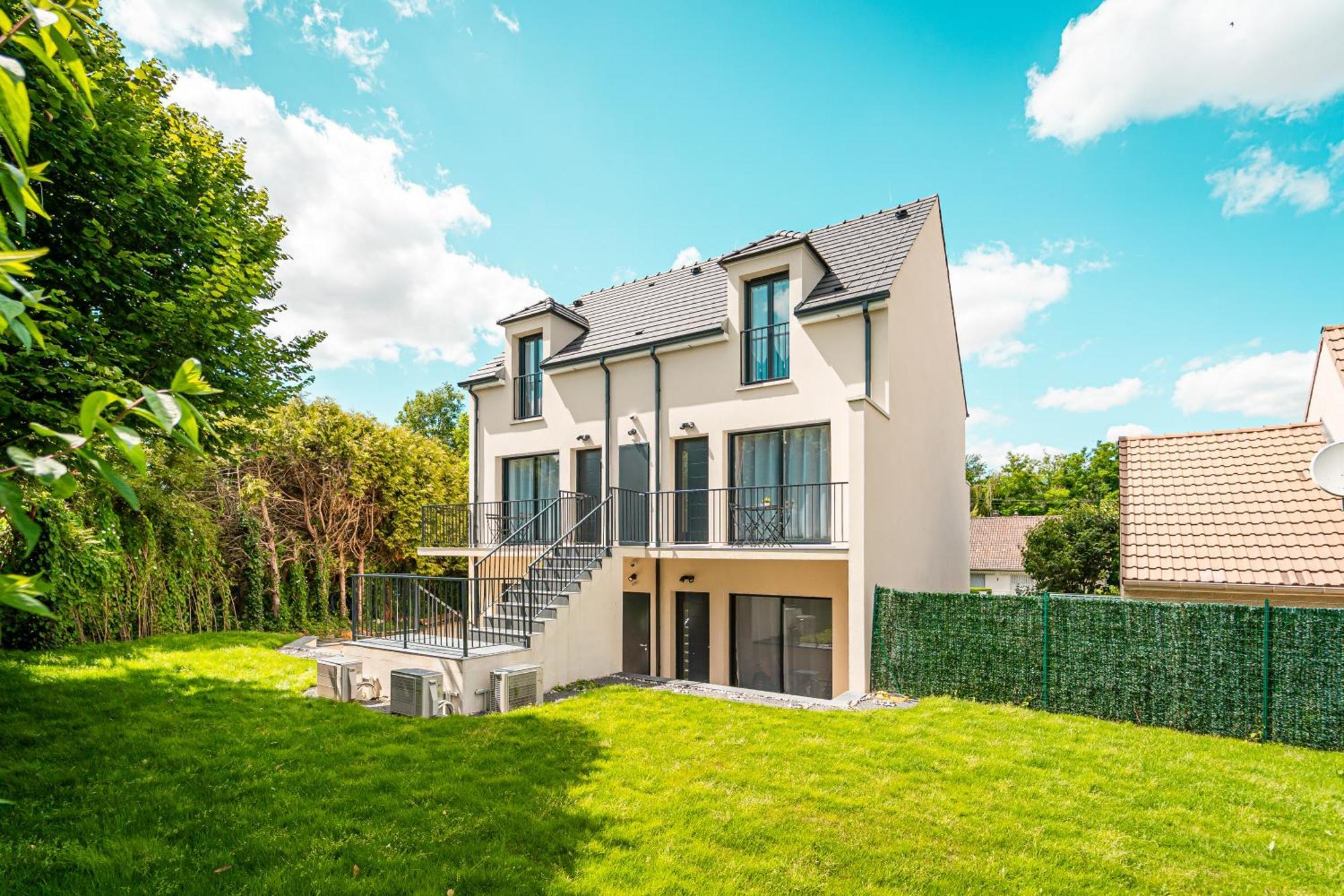 Le Cool Plex Duplex Avec Jardin, Disney 10Mn Esbly Экстерьер фото